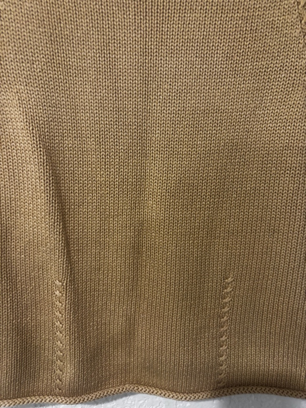 Talbots Mustard Short-Sleeve Knit Top - Picture 4 of 8